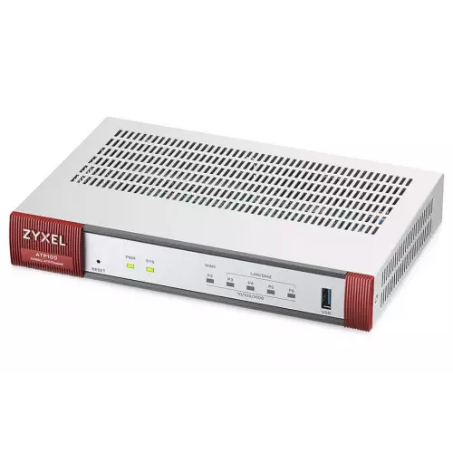 obrázek produktu Zyxel ATP100   Firewall, 10/100/1000, 1*WAN, 4*LAN/DMZ ports, 1*USB with 1 Yr Bundle