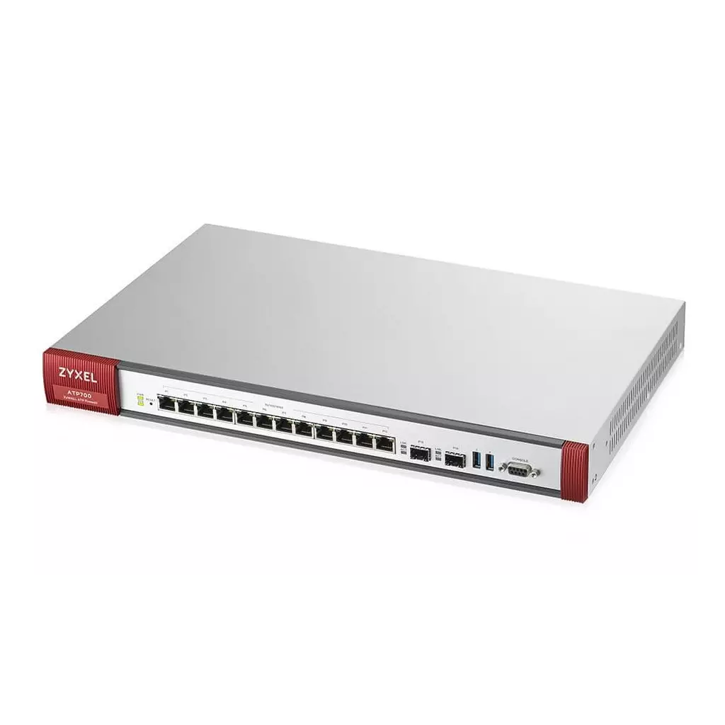 Obrázek produktu Zyxel ATP700   Firewall, 12x Gigabit user-definable ports, 2*SFP, 2* USB with 1 Yr Bundle