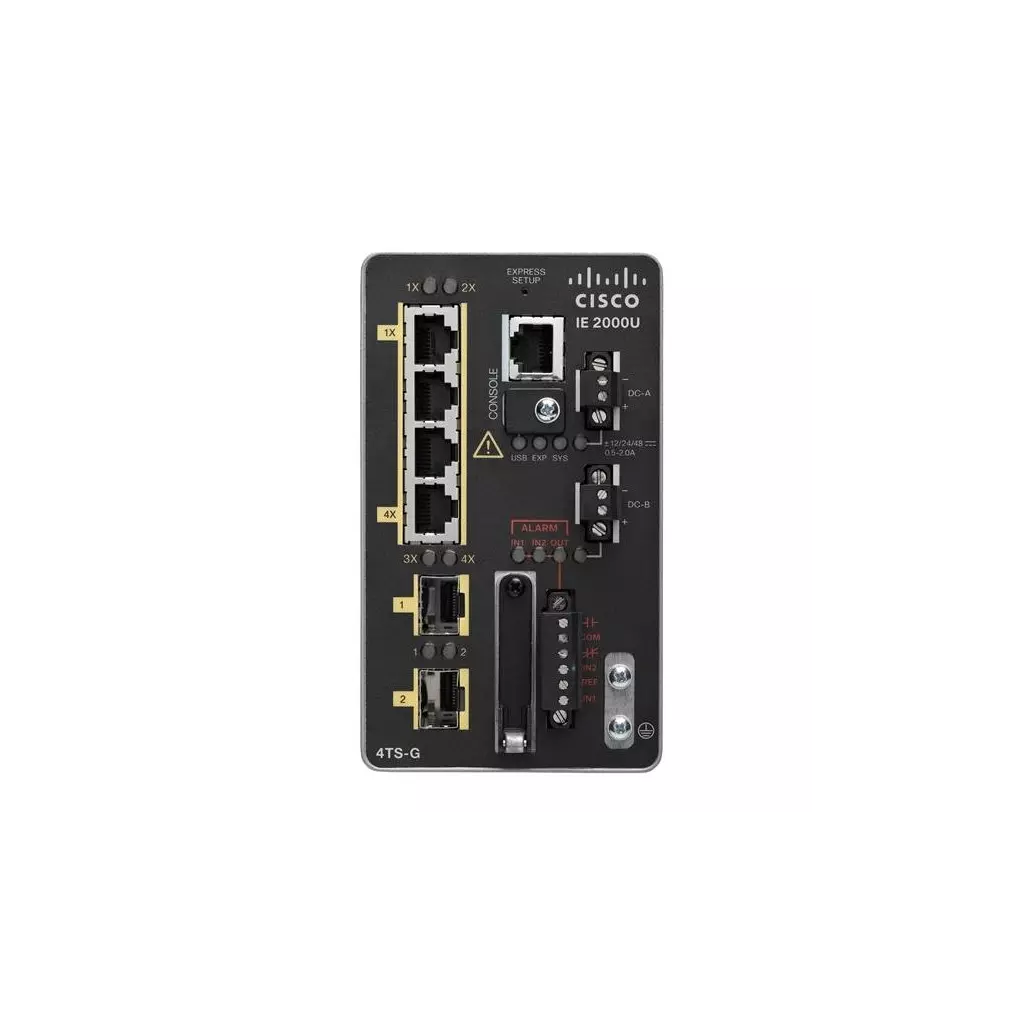 Obrázek produktu Cisco průmyslový switch IE-2000-4TS-G-L, 4x 10/100 + 2 Gb SFP