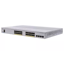 obrázek produktu Cisco CBS250-24PP-4G-EU 24-port GE Smart Switch, 24x GbE RJ-45, 4x 1G SFP, PoE+ 100W