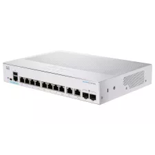 obrázek produktu Cisco CBS350-8T-E-2G-EU 8-port GE Managed Switch, 2x1G Combo, Ext PS