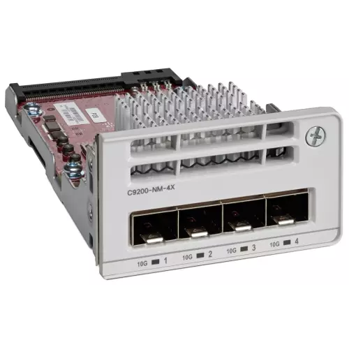 obrázek produktu Cisco Catalyst 9200 Series Network Module, Expanzní modul, 10 Gigabit SFP+ x 4