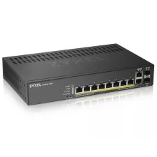obrázek produktu Zyxel GS1920-8HPv2  10 Port Smart Managed Switch 8x Gigabit Copper and 2x Gigabit dual pers., hybird mode, standalone or