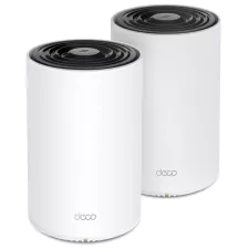 obrázek produktu TP-Link Deco PX50(2-pack) Mesh systém AX3000 + G15000, WiFi 6E, 1x 2.5GLAN, 2x GLAN / 574Mbps 2,4GHz/ 2402Mbps 5GHz