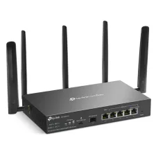 obrázek produktu TP-Link ER706W-4G Omada VPN Router, 1x Nano SIM slot (4G+ Cat6), WiFi 6 2402 Mbps  5GHz + 574 Mbps  2.4GHz, 1x SFP GWAN/