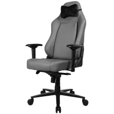 obrázek produktu AROZZI herní židle PRIMO Full Premium Leather Anthracite/ 100% přírodní italská kůže/ světle šedá