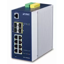 obrázek produktu PLANET IGS-12040MT síťový přepínač Řízený L2+ Gigabit Ethernet (10/100/1000) Modrá, Bílá