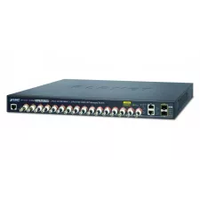 obrázek produktu PLANET LRP-1622CS síťový přepínač Řízený L2/L4 Gigabit Ethernet (10/100/1000) Podpora napájení po Ethernetu (PoE) 1U Modrá