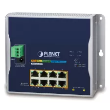 obrázek produktu PLANET WGS-5225-8P2S síťový přepínač Řízený L2+/L4 Gigabit Ethernet (10/100/1000) Podpora napájení po Ethernetu (PoE) Černá