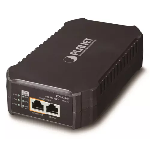 obrázek produktu Planet POE-175-95 Ultra PoE injektor 802.3af/at/bt, do 95W, PoH, 1000Base-T, interní zdroj