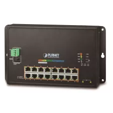obrázek produktu PLANET WGS-4215-16P2S síťový přepínač Řízený L2 Gigabit Ethernet (10/100/1000) Podpora napájení po Ethernetu (PoE) Černá