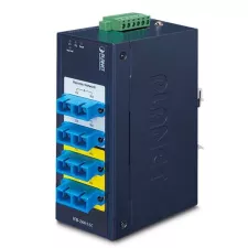 obrázek produktu PLANET Switch by-pass indus 4x SC monomode -40/+75°C konvertor síťové kabeláže 1310 nm Modrá