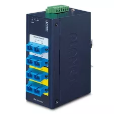 obrázek produktu PLANET Switch by-pass indus 4x SC multimode -40/+75°C konvertor síťové kabeláže 1300 nm Modrá