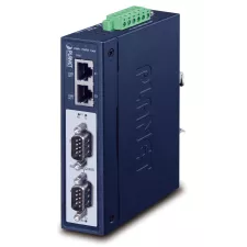obrázek produktu Planet MODBUS průmyslová brána RS-232/422/485 na IP, 2x COM, 100Base-TX, RTU/ACSII, -40až+75°C, 12-48VDC, IP30