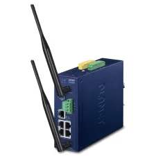 obrázek produktu Planet IVR-300W průmyslový router, firewall, VPN, DoS, 2x WAN, 3x LAN, SD-WAN, Wi-Fi, fanless, IP30, -40až+75°C, 9-54VDC