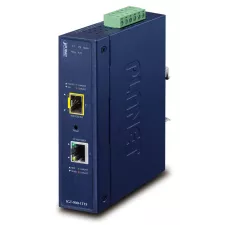 obrázek produktu PLANET Industrial 1-Port konvertor síťové kabeláže Interní Modrá