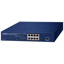 obrázek produktu Planet PoE switch 8x1Gb/2.5Gb + 1xSFP+ 10Gb, VLAN, PoE 802.3at 120W