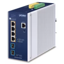 obrázek produktu Planet IGS-6325-4UP2X IP30 DIN-rail Industrial L3 4-Port 2.5GBASE-T 802.3bt PoE + 2-Port 10G SFP+ Full Managed Switch