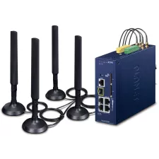 obrázek produktu Planet ICG-2515F-NR Industrial 5G NR Cellular Gateway with 1-Port 1000X SFP (Sub-6 5G NR Global Band, compatible with 4G LTE, 2 SIM Card Slo