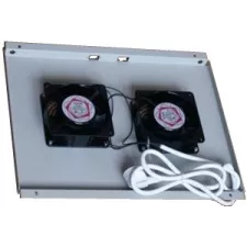 obrázek produktu XtendLan Ventilace pro stojanové rozvadeče ECO hloubky 600mm, 2x ventilátor s termostatem