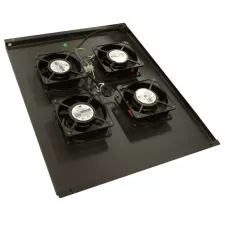 obrázek produktu XtendLan Ventilace pro stojanové rozvadeče ECO hloubky 800mm, 4x ventilátor černá