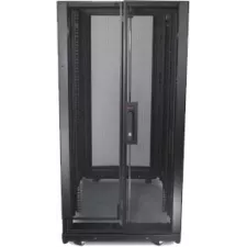 obrázek produktu XtendLan 42U/800x1000 stojanový, černý, perforované dvoukřídlé dveře a záda