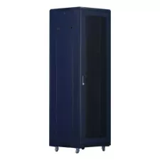 obrázek produktu XtendLan 47U/800x1000 stojanový, černý, perforované dvoukřídlé dveře a záda