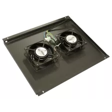 obrázek produktu XtendLan Ventilace pro stojanové rozvaděče ECO hloubky 600mm, 2x ventilátor, černá