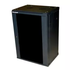 obrázek produktu XtendLan 12U/600x450, na zeď, jednodílný, skleněné dveře černý