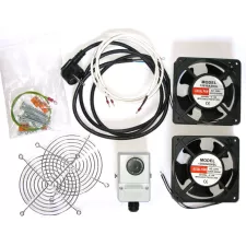 obrázek produktu XtendLan Ventilace pro nástěnné rozvaděče, termostat, 2 ventilátory,napáj.kabel, spoj. materiál