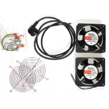 obrázek produktu XtendLan Ventilace pro nástěnné rozvaděče, 2 ventilátory,napájecí kabel, spojovací materiál
