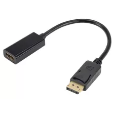 obrázek produktu XtendLan Adaptér DisplayPort (M) na HDMI (F), 15cm, černý