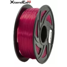 obrázek produktu XtendLAN PETG filament 1,75mm průhledný červený 1kg