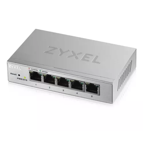 obrázek produktu ZyXEL GS1200-5, 5 Port Gigabit  webmanaged Switch