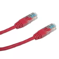 obrázek produktu DATACOM Patch kabel UTP CAT5E 0,25m červený