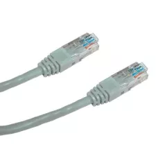 obrázek produktu DATACOM Patch kabel UTP CAT5E 0,5m šedý