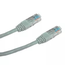 obrázek produktu DATACOM Patch kabel UTP CAT5E 1m (x) šedý křížený