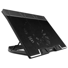 obrázek produktu Zalman chladič notebooku ZM-NS3000 / pro notebooky do 17" / naklápěcí / USB Hub / USB / černý