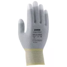 obrázek produktu UVEX Rukavice Unipur carbon vel. 10 /citlivé antist. pro přesné práce s elektronickými součástkami / dlaň a prsty pokryt