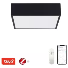 obrázek produktu IMMAX NEO CANTO SLIM Smart stropní svítidlo 28x28cm 22W 1610lm černé Zigbee 3.0, TUYA