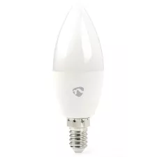 obrázek produktu NEDIS Wi-Fi chytrá LED žárovka/ E14/ svíčka/ 4,9W/ 230V/ 470lm/ teplá až studená bílá/ 2700 - 6500K/ stmívatelná/ bílá