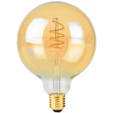 obrázek produktu NEDIS LED žárovka E27/ G125/ 3,8 W/ 220 V/ 250 lm/ 2100 K/ stmívatelná/ extra teplá bílá/ retro styl