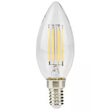 obrázek produktu NEDIS LED žárovka E14/ svíčka/ 4,5 W/ 220 V/ 470 lm/ 2700 K/ stmívatelná/ teplá bílá/ retro styl/ čirá
