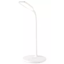 obrázek produktu NEDIS LED lampička/ Qi nabíjení/ 15 W/ 100-240V/ přirozená, studená, teplá bílá/ stmívatelná/ 350lm/ 2700 - 6500K/ bílá