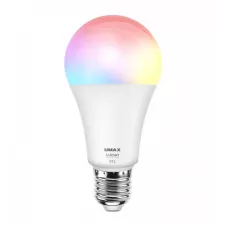 obrázek produktu UMAX chytrá LED žárovka U-Smart Wifi Bulb/ Wi-Fi/ E27/ 8W/ 110-250V/ čeština/ RGB/ stmívatelná