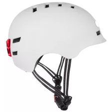 obrázek produktu BLUETOUCH bezpečnostní helma s LED/ velikost M/ bílá