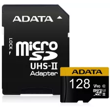 obrázek produktu ADATA Premier One 128GB microSDXC/ UHS-II U3 CL10 + adaptér