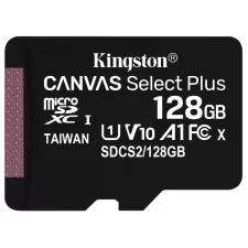 obrázek produktu KINGSTON Canvas Select Plus 128GB microSD / UHS-I / CL10 / bez adaptéru
