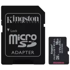 obrázek produktu KINGSTON 16GB microSDHC / Industrial Temp / UHS-I / U3 / vč. adaptéru