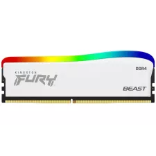 obrázek produktu KINGSTON FURY Beast RGB 16GB DDR4 3200MT/s / CL16 / DIMM / Bílá
